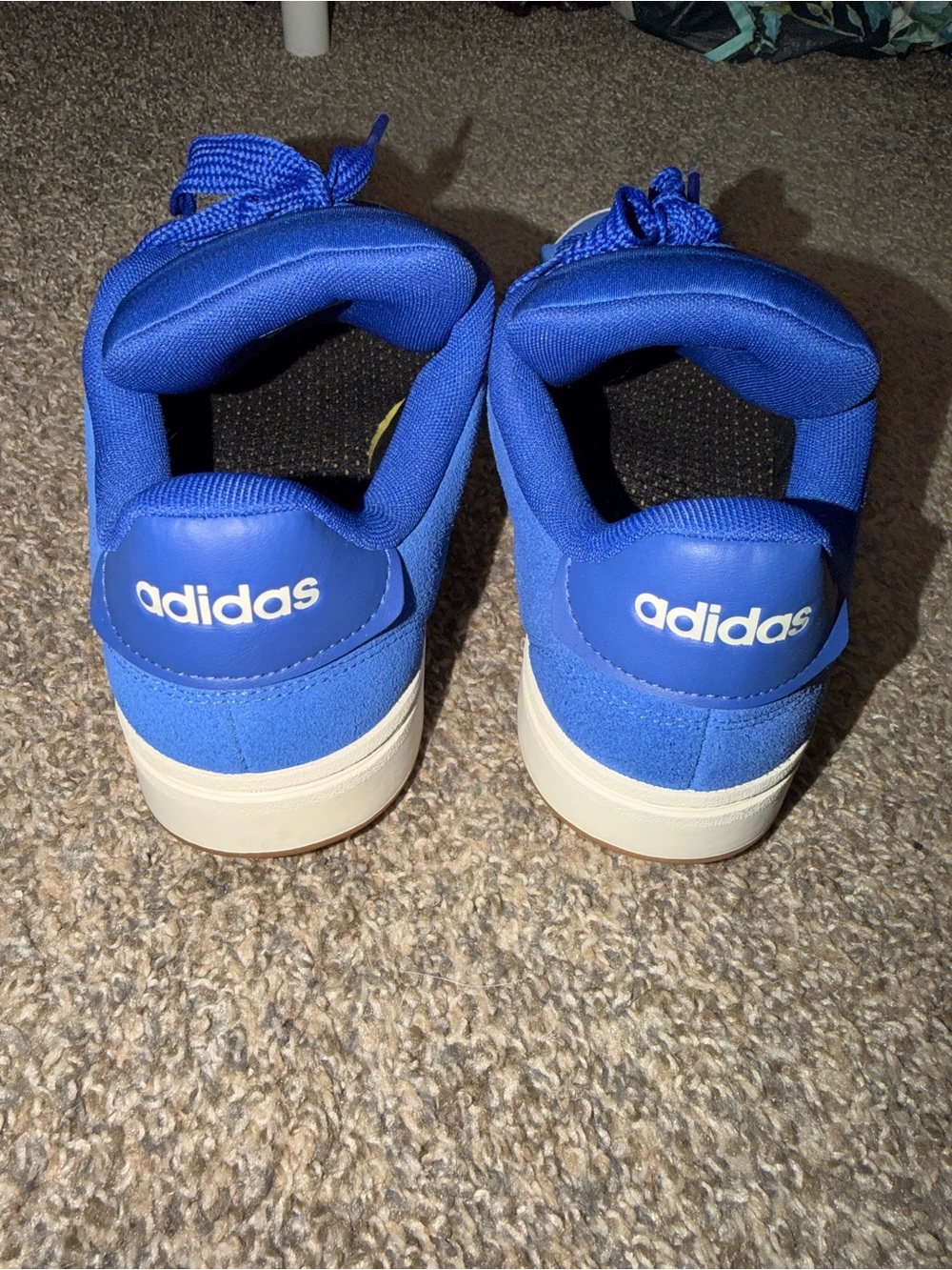 adidas Blue Sneakers with Yellow Stripes - Picture 4 of 6